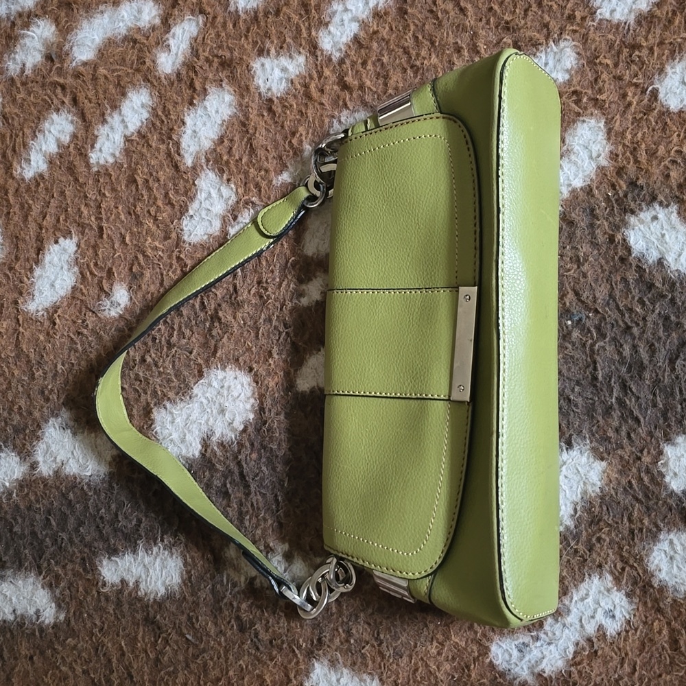Green Leather purse no brand